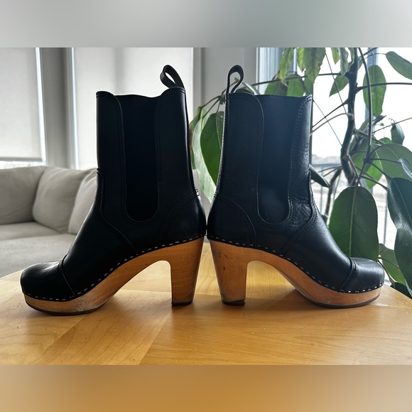 Swedish Hasbeen Boots high heel clog size 37 - Picture 4 of 4